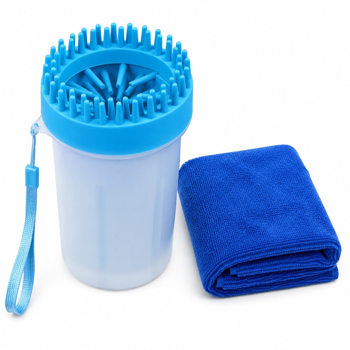 2-in-1 Dog Paw Cleaner Cup with Towel - Image 4