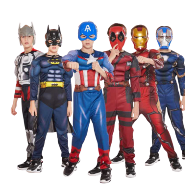 Children’s Marvel Avengers Cosplay Costume - Iron Man, Captain America & More