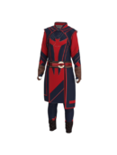 Children’s Doctor Strange Cosplay Costume - Red Tight Jumpsuit for Halloween