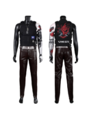 Cyberpunk 2077 Johnny Silverhand Cosplay Costume - Full Set with Accessories