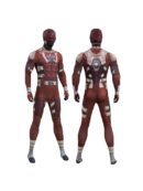 Thunderbolt Red Guard Cosplay Tights Suit – Game Costume