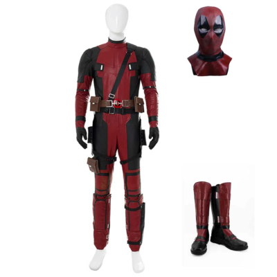 DPool Cosplay Costume Halloween Carnival Suit | Full Outfit Set 