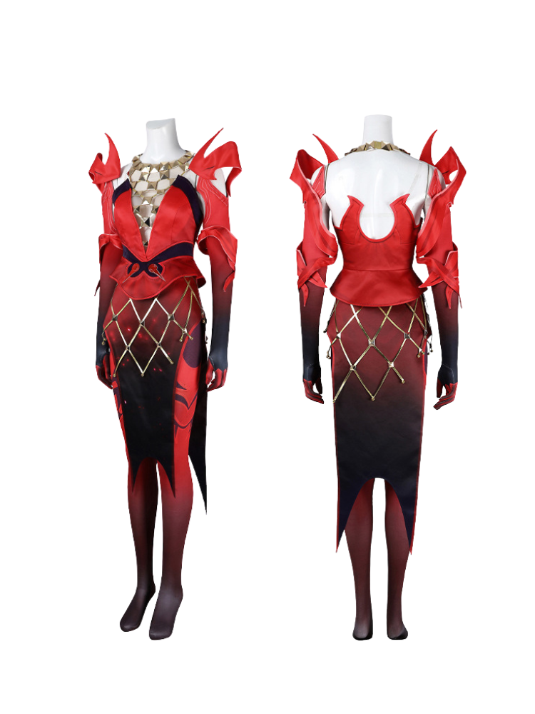 Women’s Scarlet Witch Cosplay Costume - Marvel Mystic Red Suit