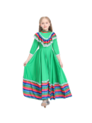 Girls Traditional Mexican Dance Costume - Dress for Festivals