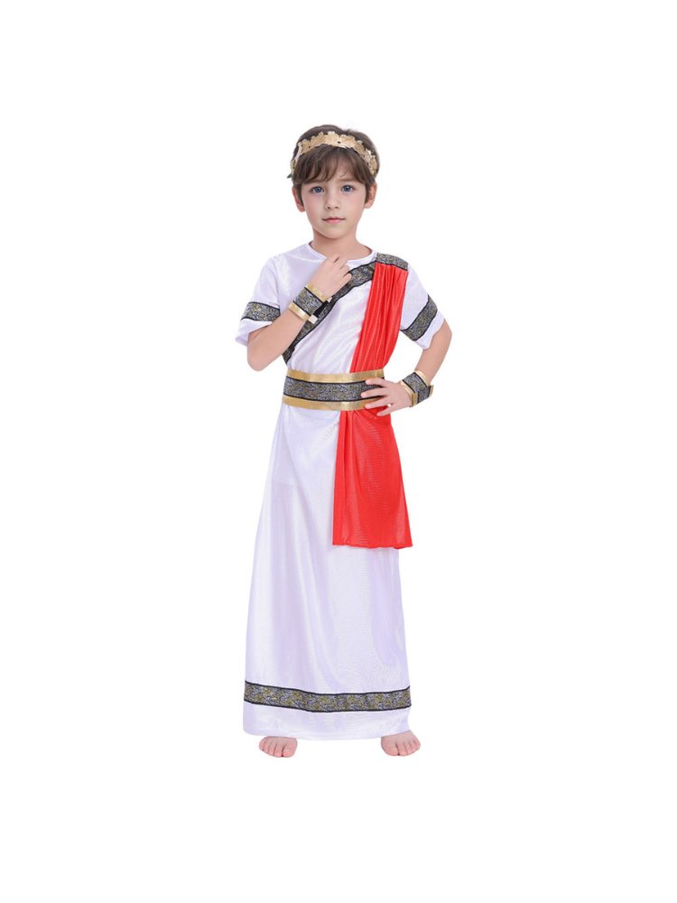 Boys Ancient Roman Costume - Children’s Historical Outfit for Halloween