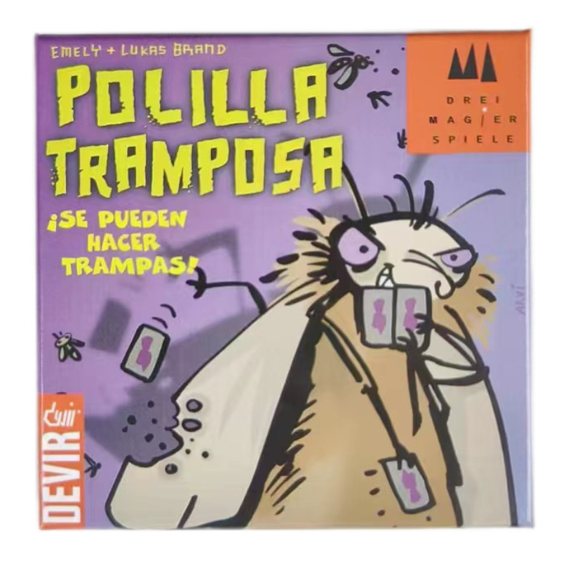 Polilla Tramposa - Funny Cheating Card Game for Kids & Adults
