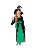 Witch Vampire Costume - Girls Green Fantasy Outfit