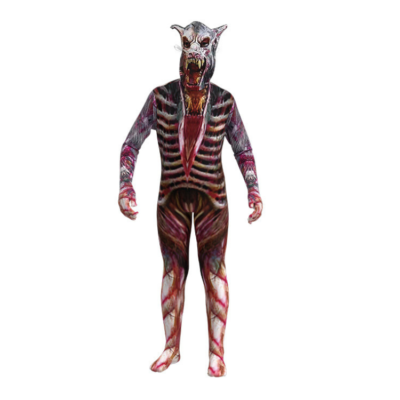 Children’s Skull Skeleton Ghost Costume - Boys & Girls Halloween Set