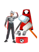 Thor Hammer Toy & Costume Set - Kids Superhero Halloween Cosplay