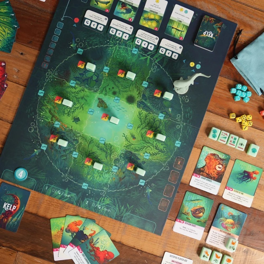 Kelp - Shark vs. Octopus Tactical Card Game | 2-Player Ocean Strategy - Image 2