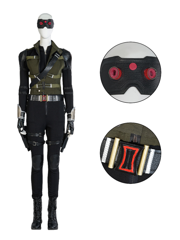 Thunderbolt Agents Yelena Belova Cosplay Costume – Black Widow Heir Outfit - Image 3