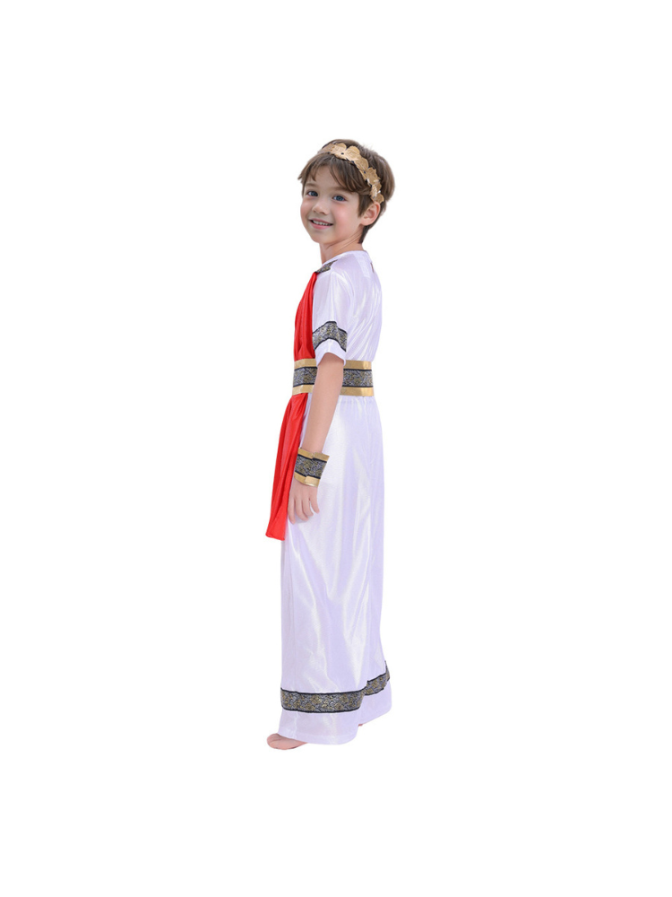 Boys Ancient Roman Costume - Children’s Historical Outfit for Halloween - Image 4