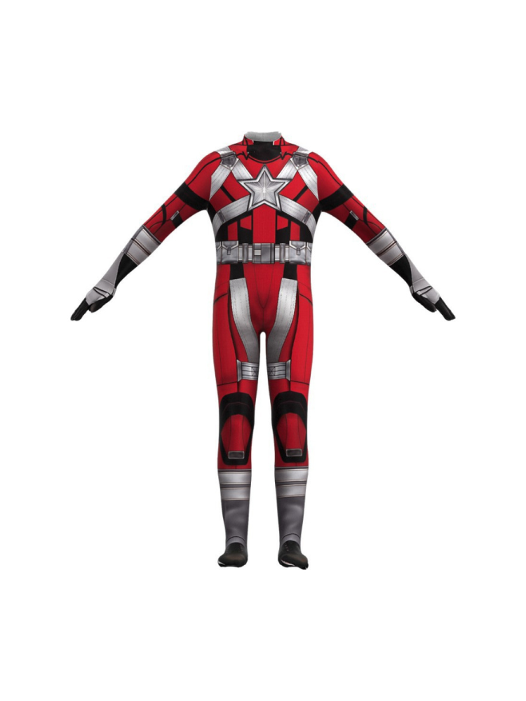 Marvel Black Widow Red Guardian Jumpsuit Costume - Superhero Cosplay - Image 4