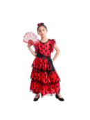 Spanish Flamenco Dancer Costume - Traditional Masquerade Outfit