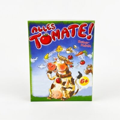ALLES TOMATE! Memory Board Game – 2–8 Players, Bilingual Family Fun