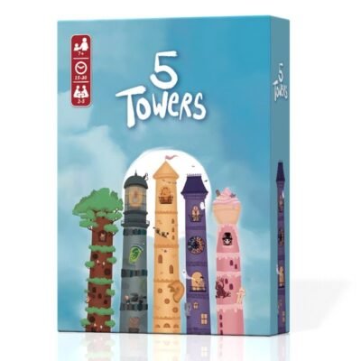 5 Towers – Family Card Game (2–5 Players, 15–30 Minutes, Ages 7+) 