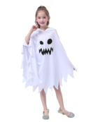 Kids Glowing Ghost Face Cloak - Halloween Cosplay Costume