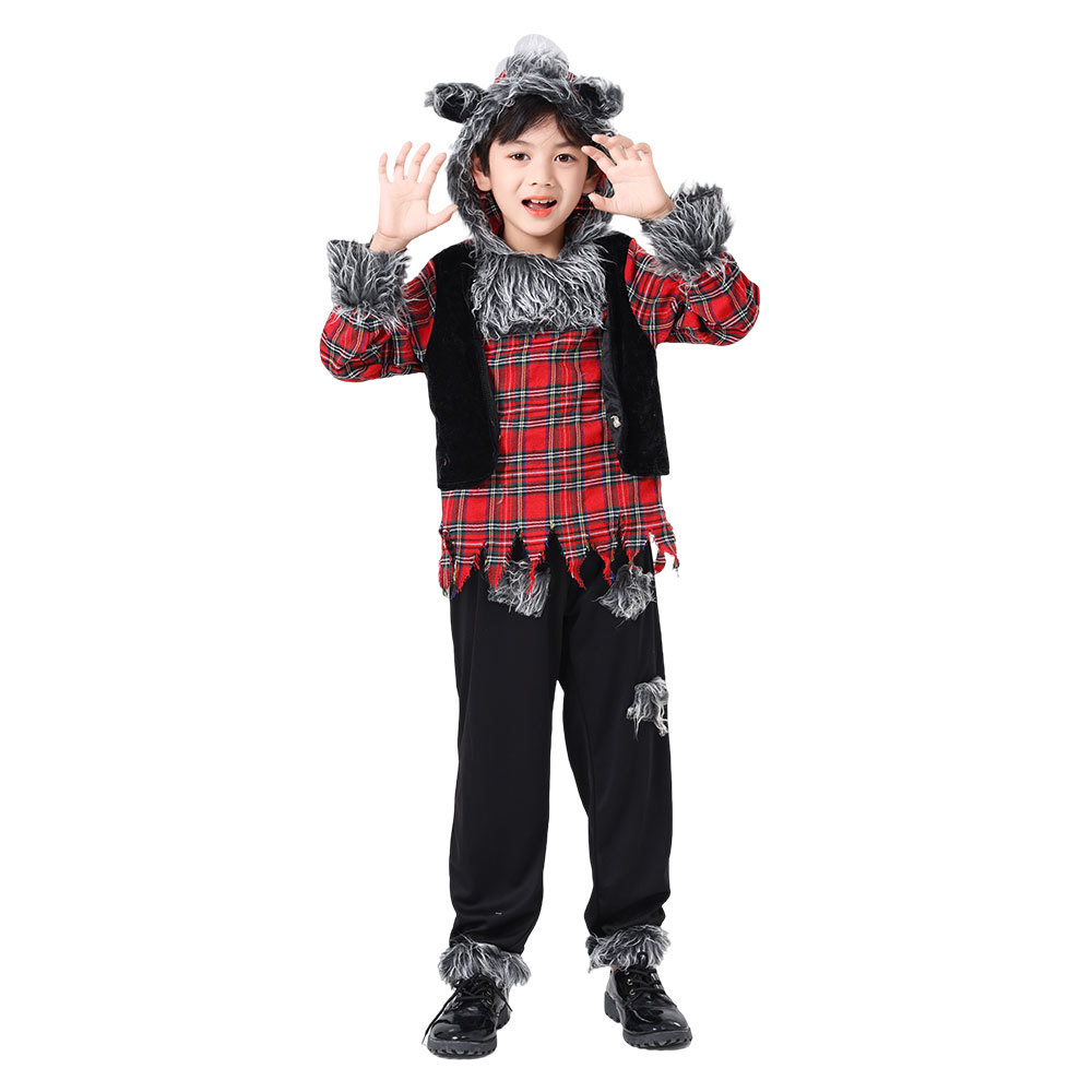 Kids Werewolf Costume - Halloween Masquerade & Stage Outfit