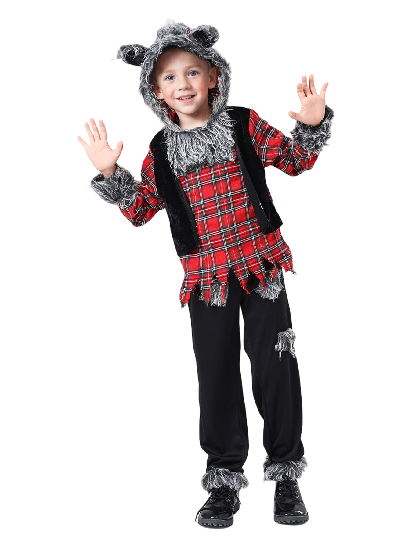 Kids Werewolf Costume - Halloween Masquerade & Stage Outfit - Image 5